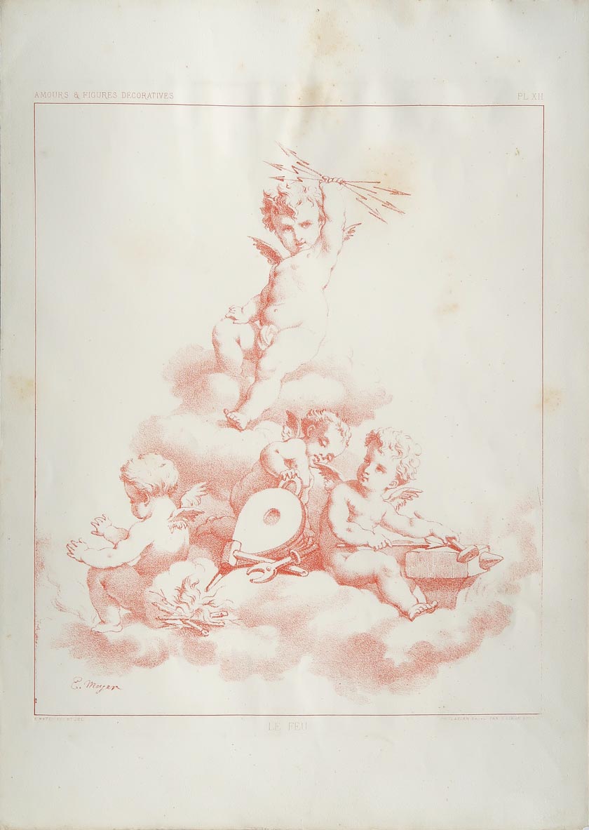 stampa antica putti meyer