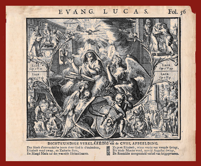 stampa antica annunciazione