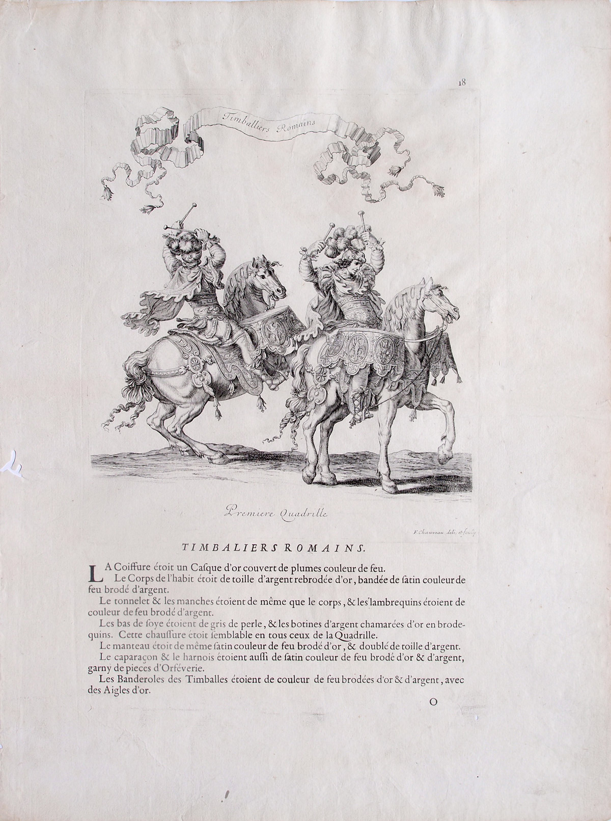 stampa antica suonatori tamburello
