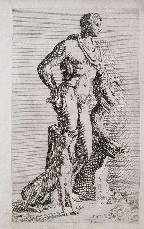 stampa antica meleagro