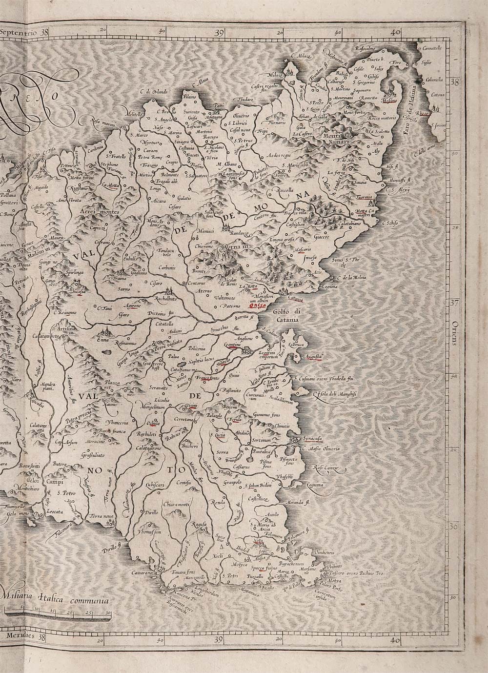 carta geografica siciliae regnum mercatore