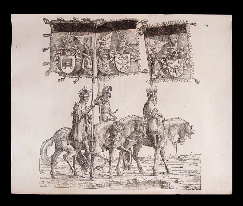 stampa antica trionfi massimiliano burgkmair