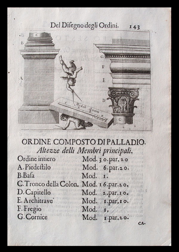 stampa antica ordine composto palladio stampa antica ordine composto