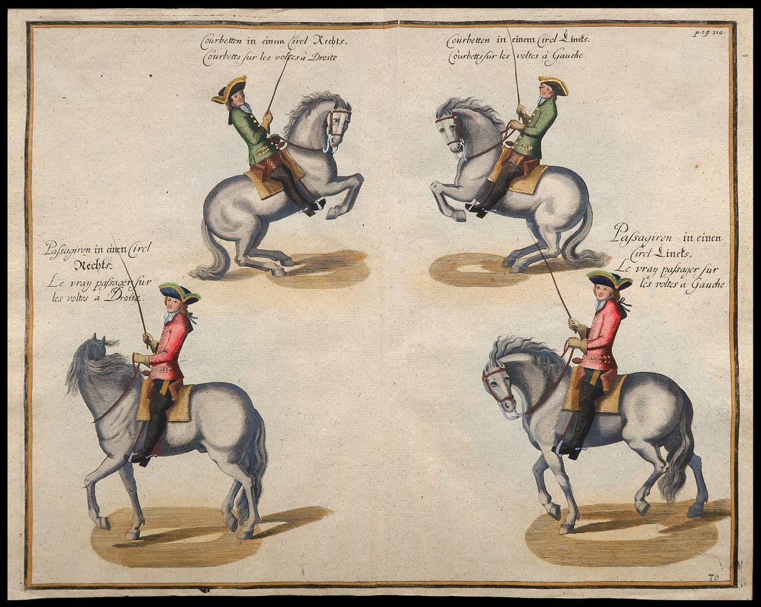 stampa antica trot gauche cavendish