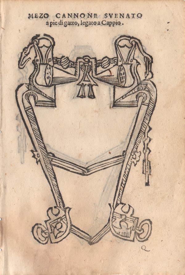 stampa antica finimenti cannone svenato stampa antica finimenti