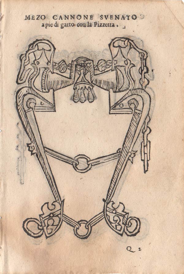 stampa antica finimenti cannone svenato stampa antica finimenti