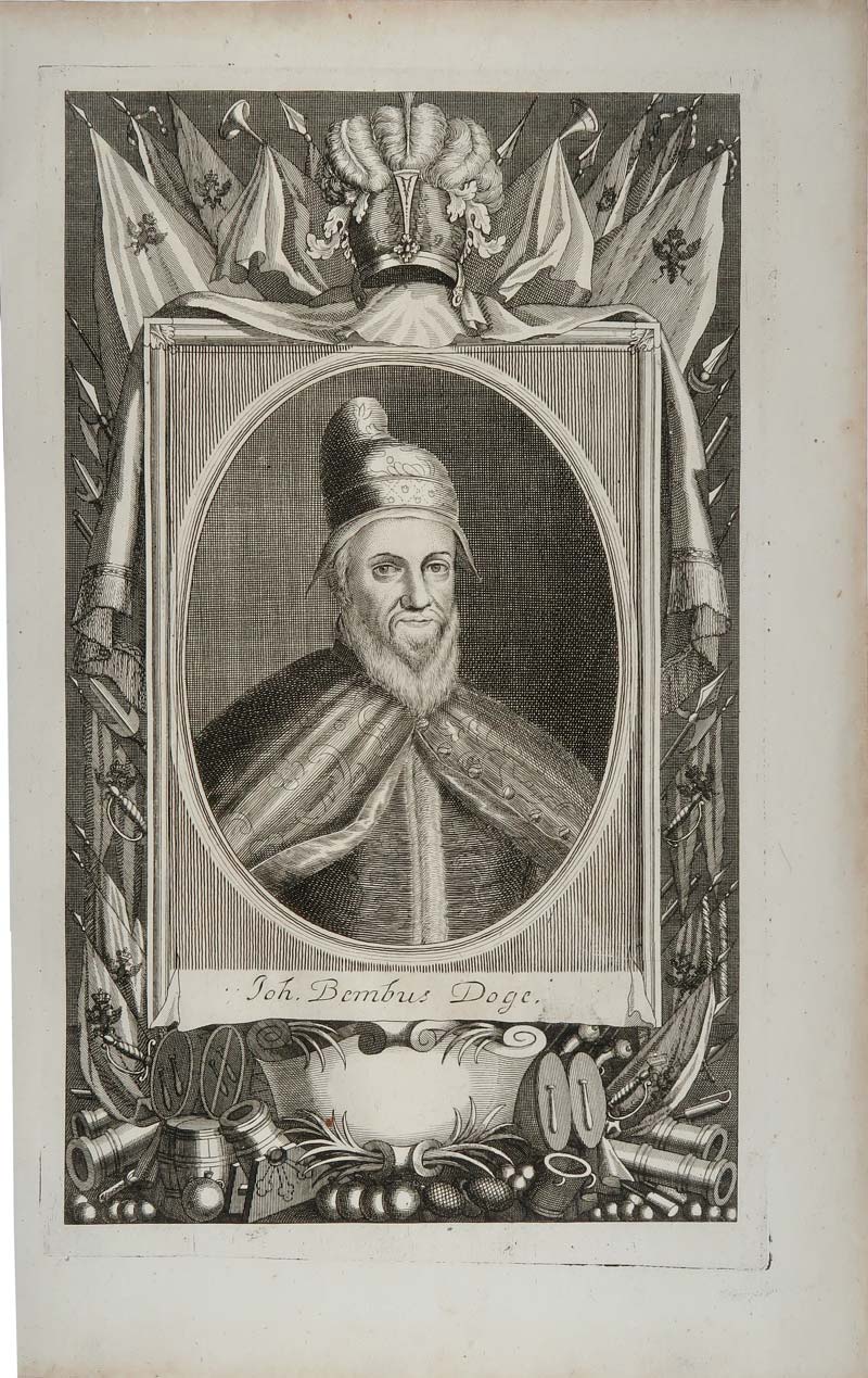 stampa antica ritratto johannes bembus stampa antica johannes bembus