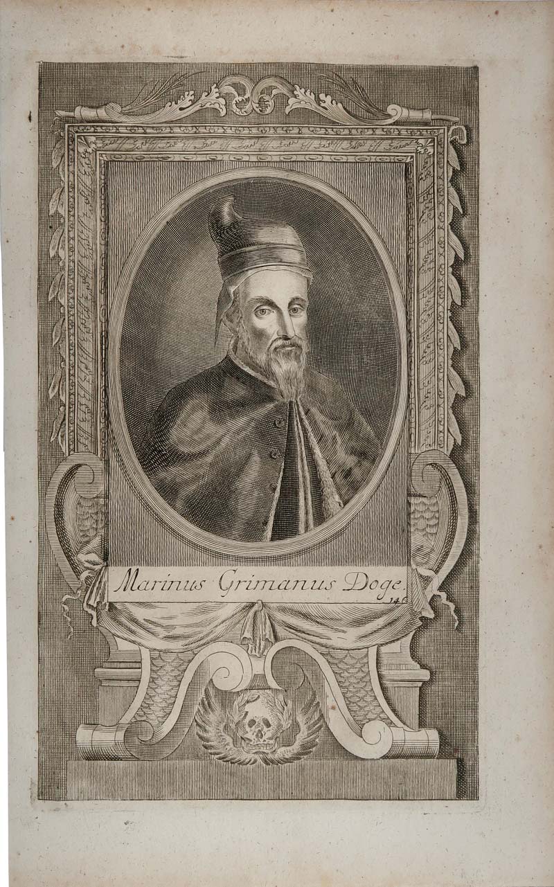 stampa antica ritratto marinus grimanus stampa antica marinus grimanus