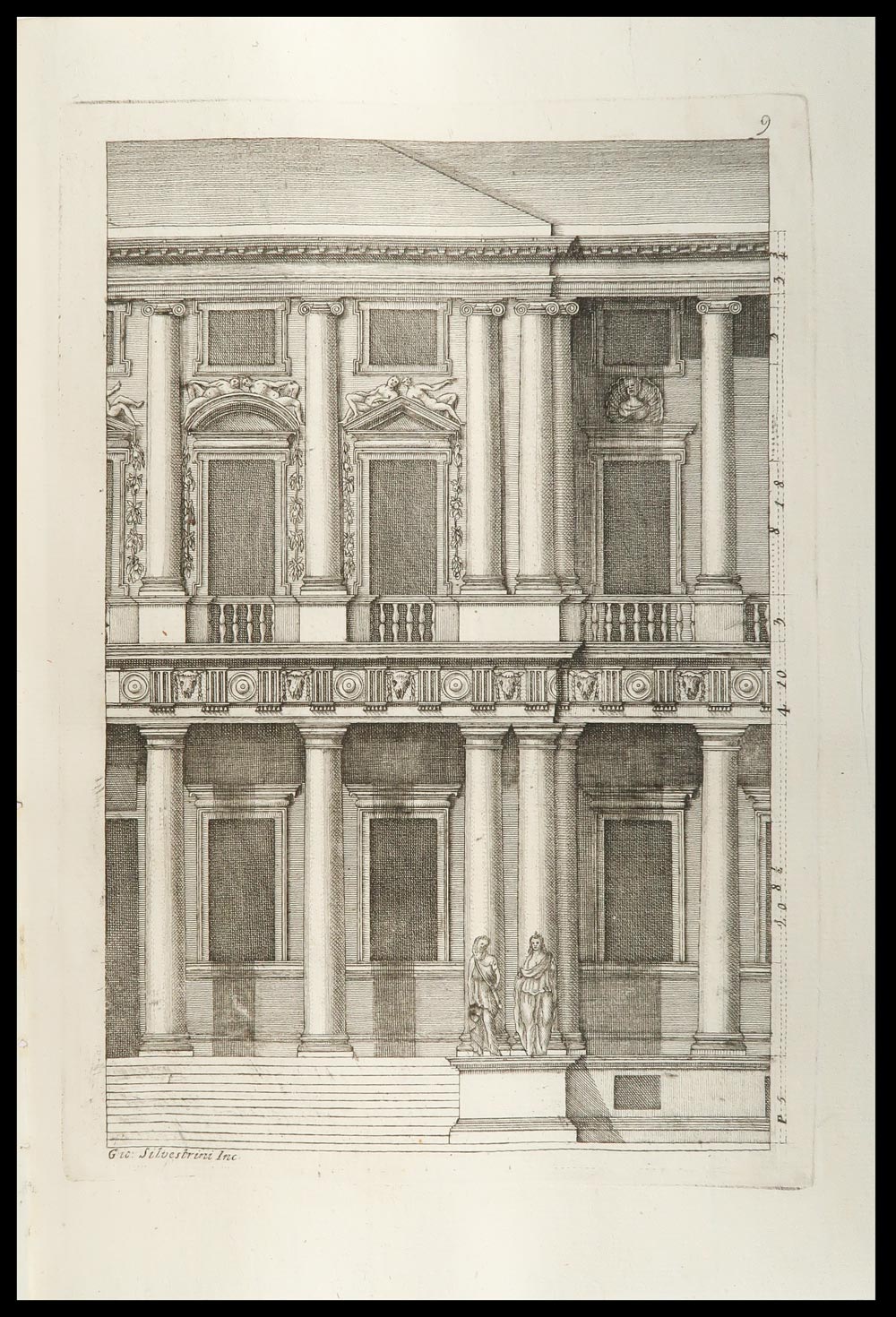 stampa antica palazzo chiericati palladio
