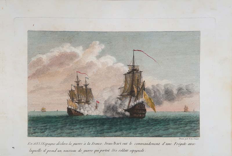 stampa antica vascello spagnolo