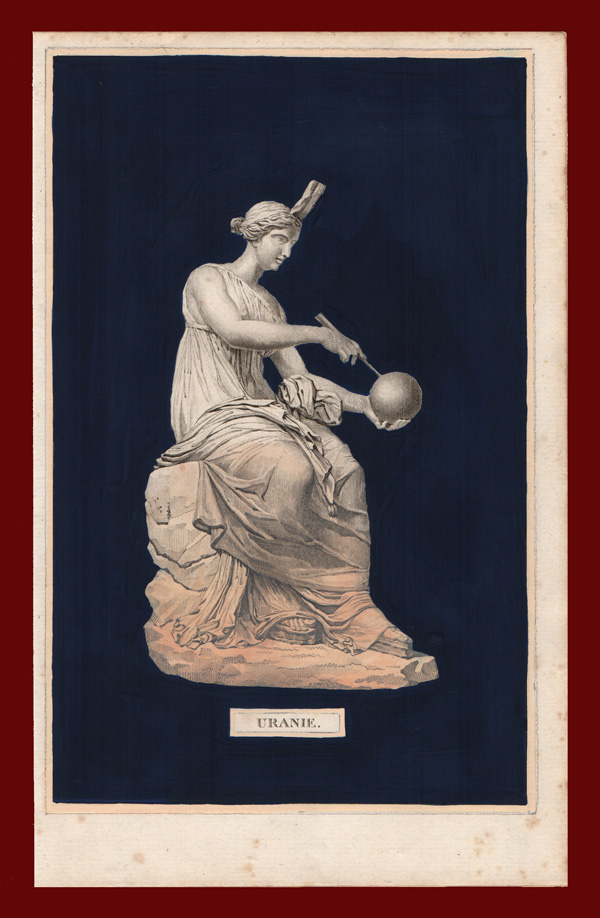 stampa antica urania vauthier