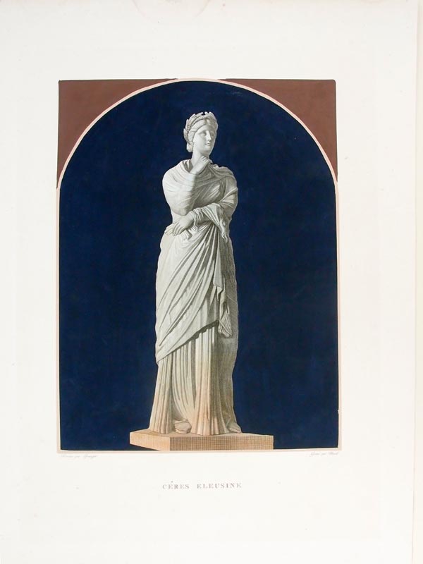 stampa antica cerere