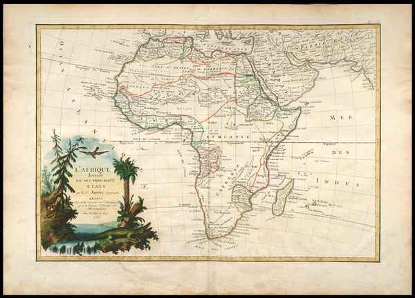 carta geografica africa janvier