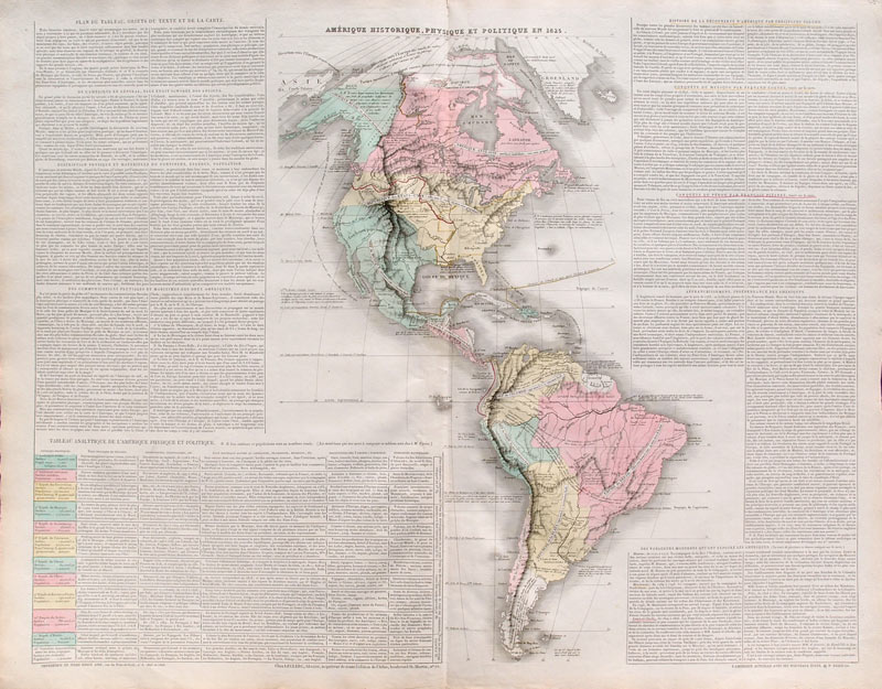 carta geografica antica america le sage