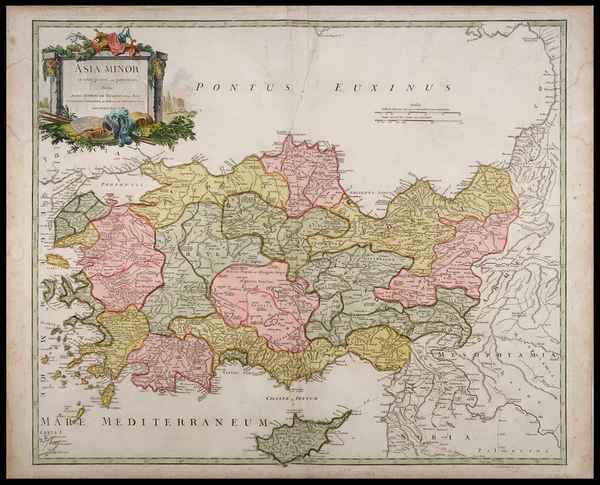 carta geografica asia minore vaugondy