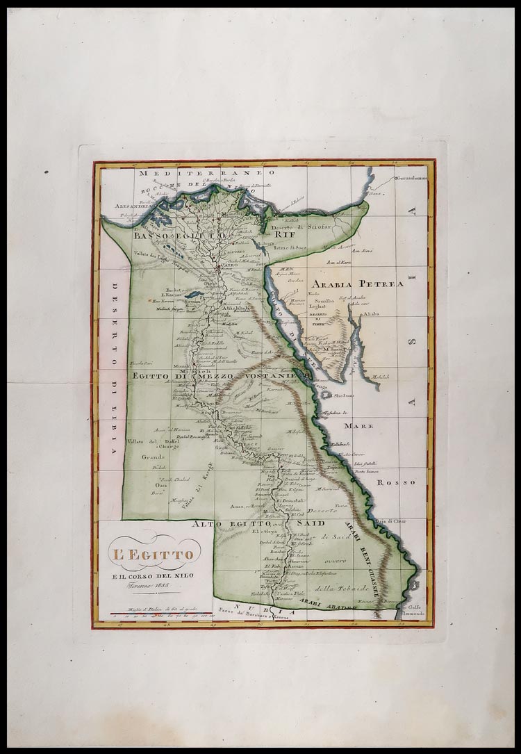 carta geografica egitto borghi