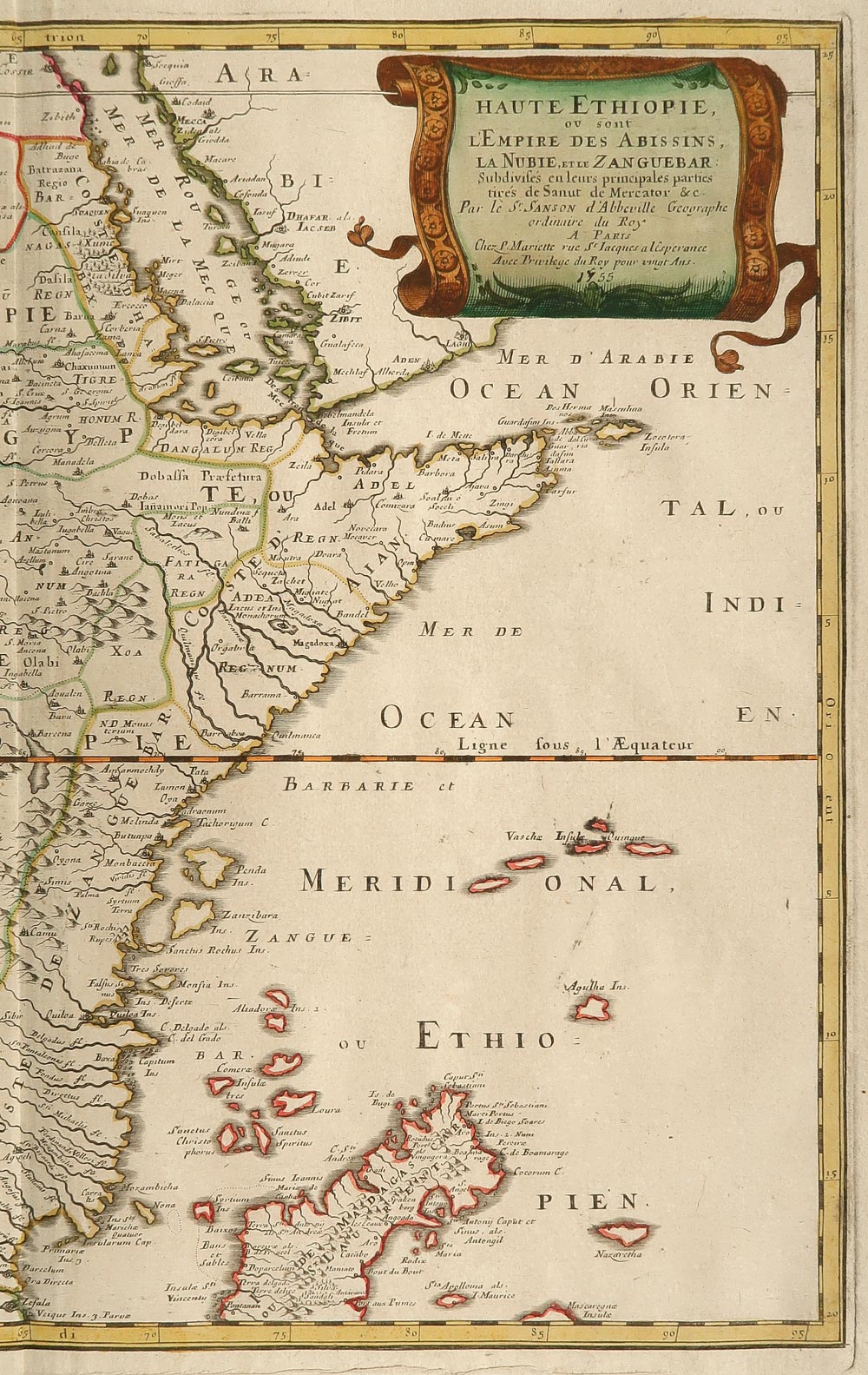 carta geografica ethiopie sanson carta geografica ethiopie sanson