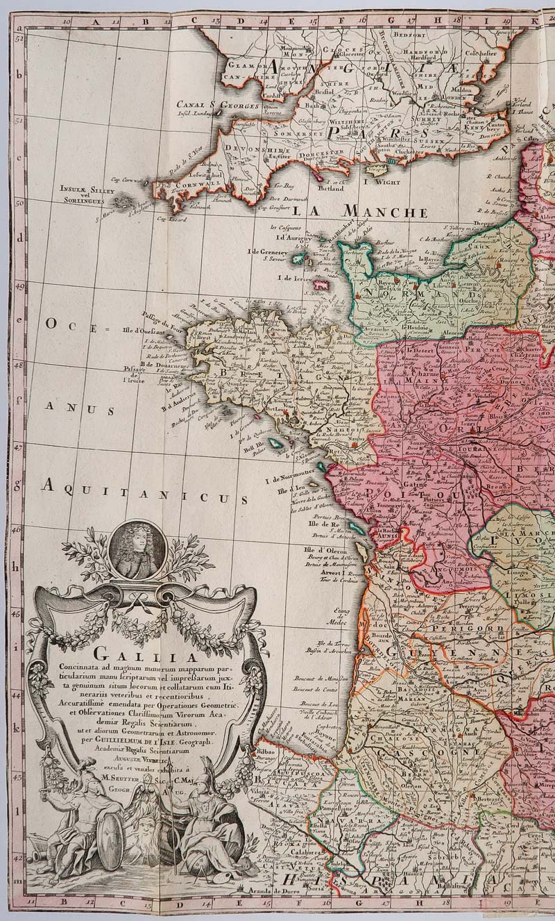 carta geografica gallia seutter carta geografica gallia seutter