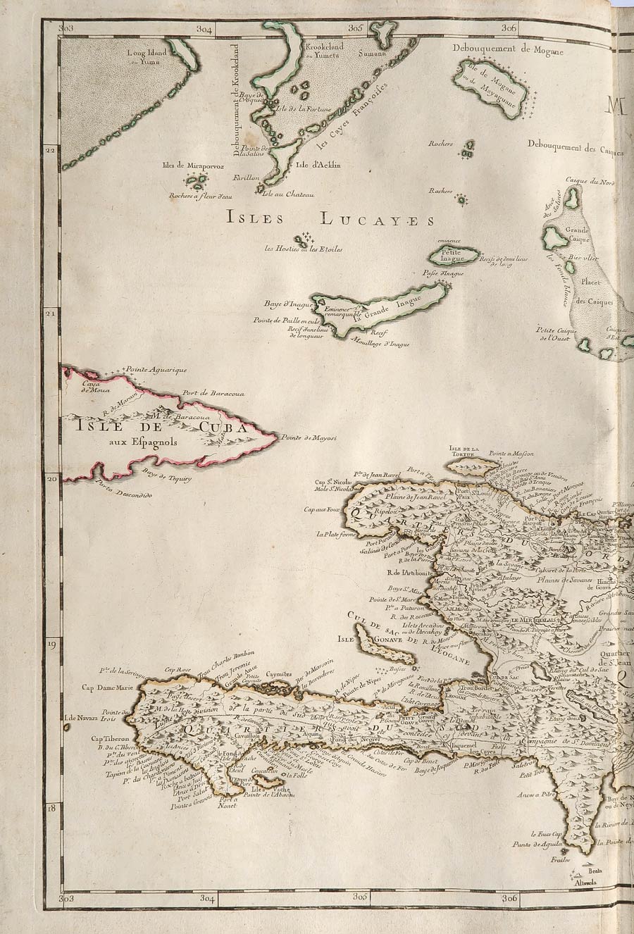 carta geografica hispaniola de l'isle carta geografica hispaniola de l'isle