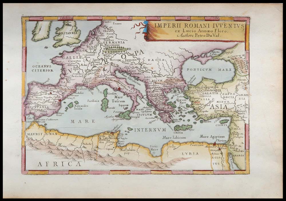 carta geografica imperii romani duval