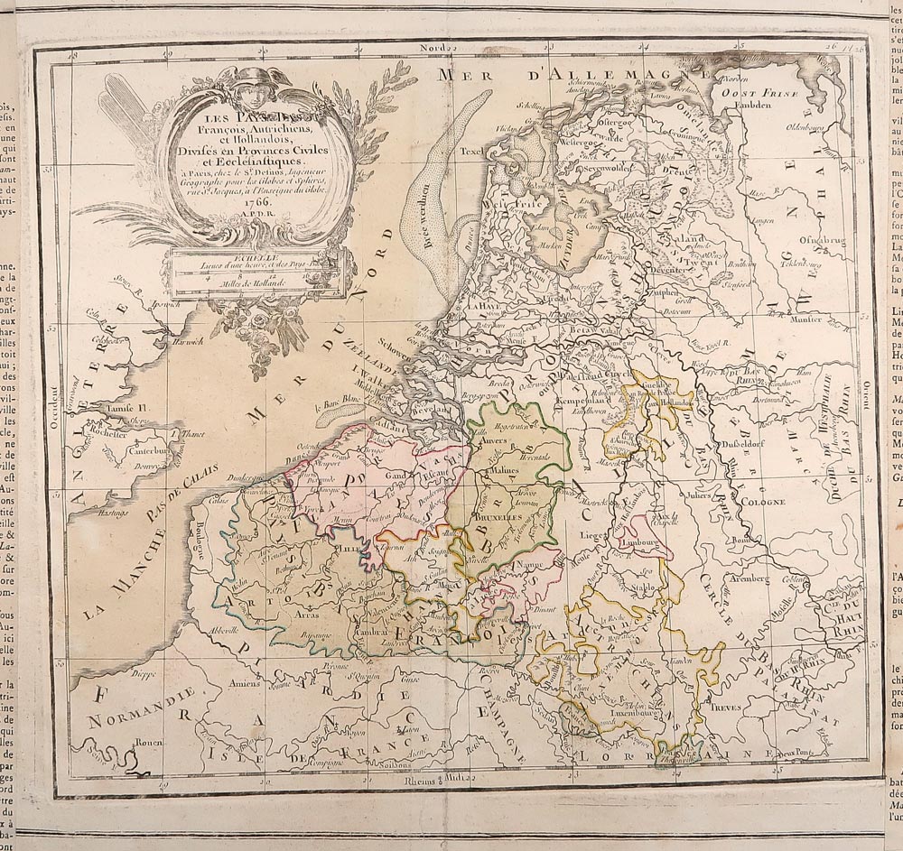 carta geografica pays bas