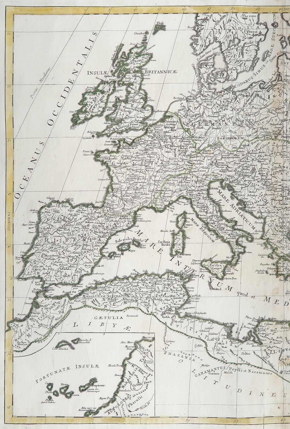 carta geografica romani imperii santini 1779 carta geografica romani imperii santini