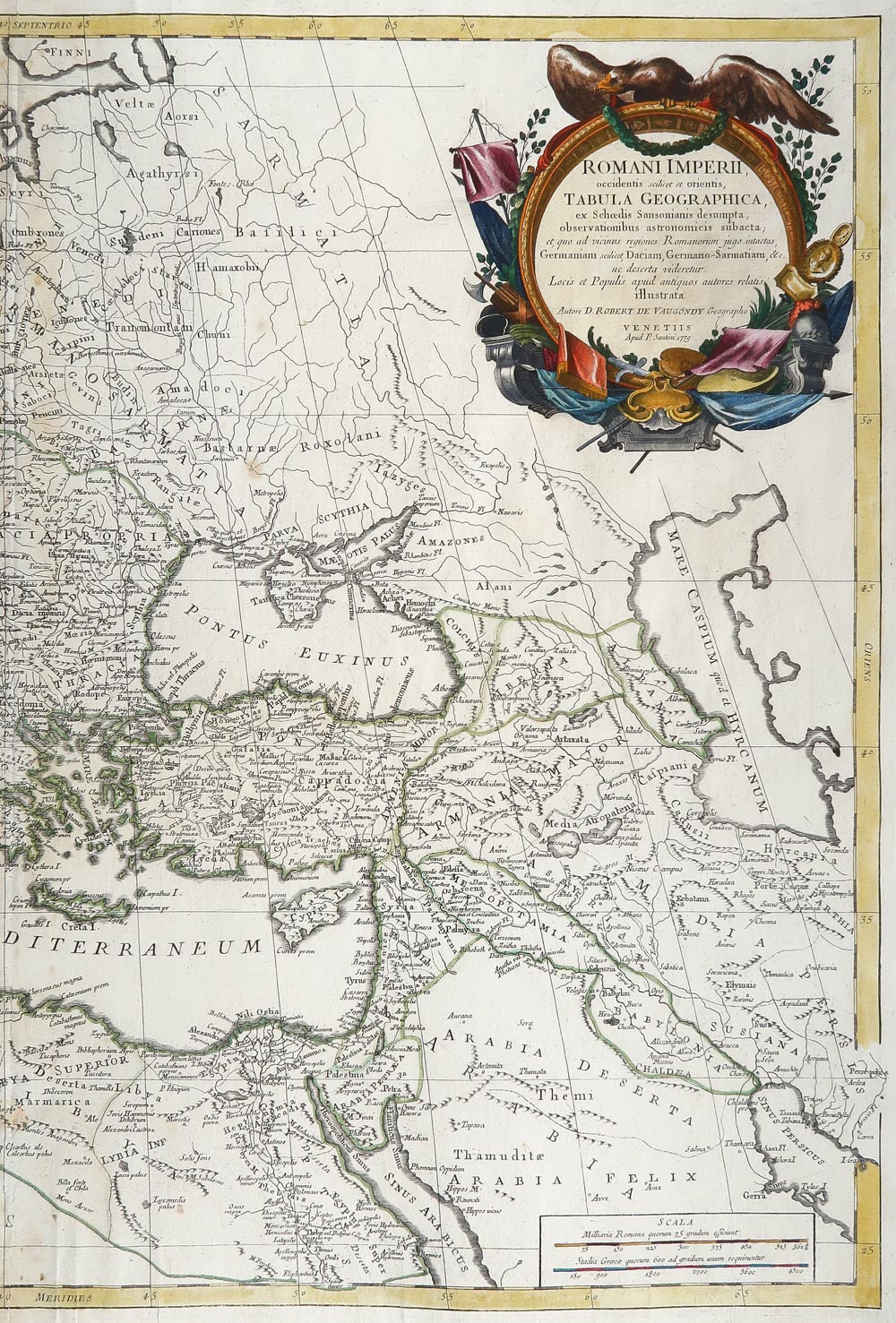 carta geografica romani imperii santini 1779 carta geografica romani imperii santini
