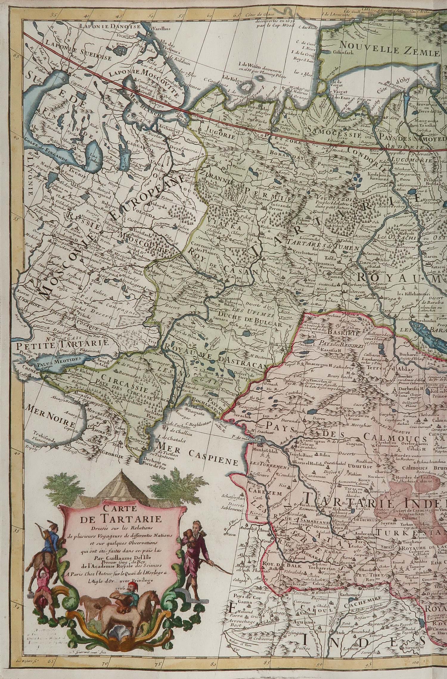 carta geografica tartarie de l'isle carta geografica tartarie de l'isle