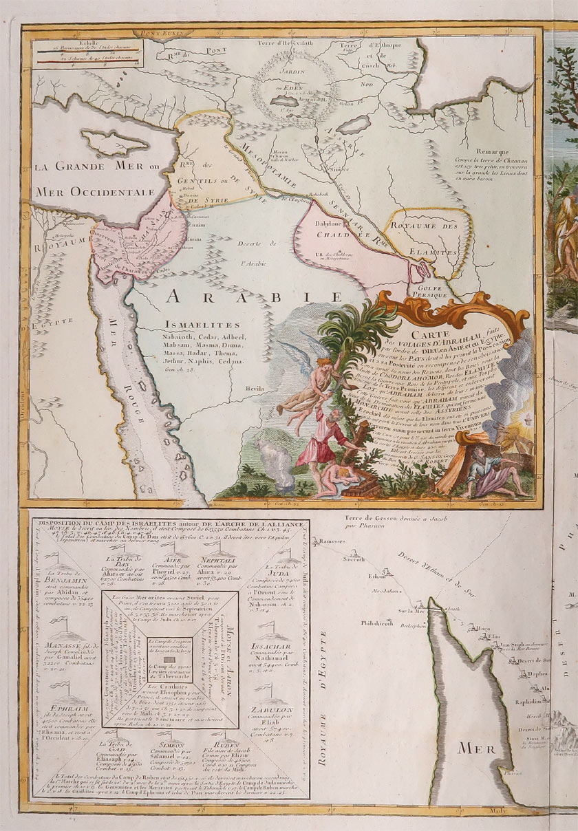 carta geografica terra chanaan vaugondy carta geografica terra chanaan vaugondy