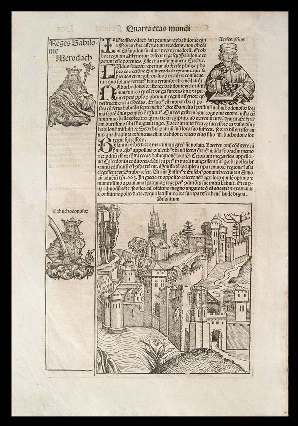 stampa antica bisanzio liber chronicarum stampa antica bisanzio liber chronicarum