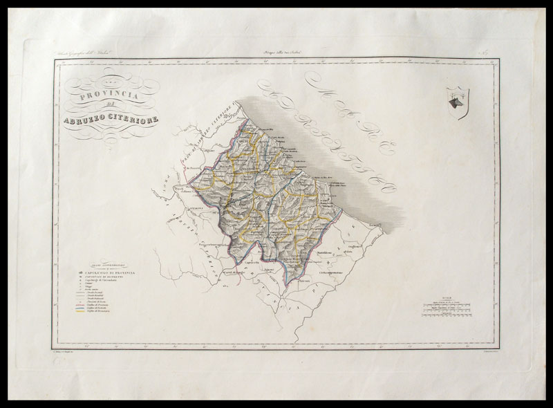 carta geografica antica abruzzo citeriore zuccagni