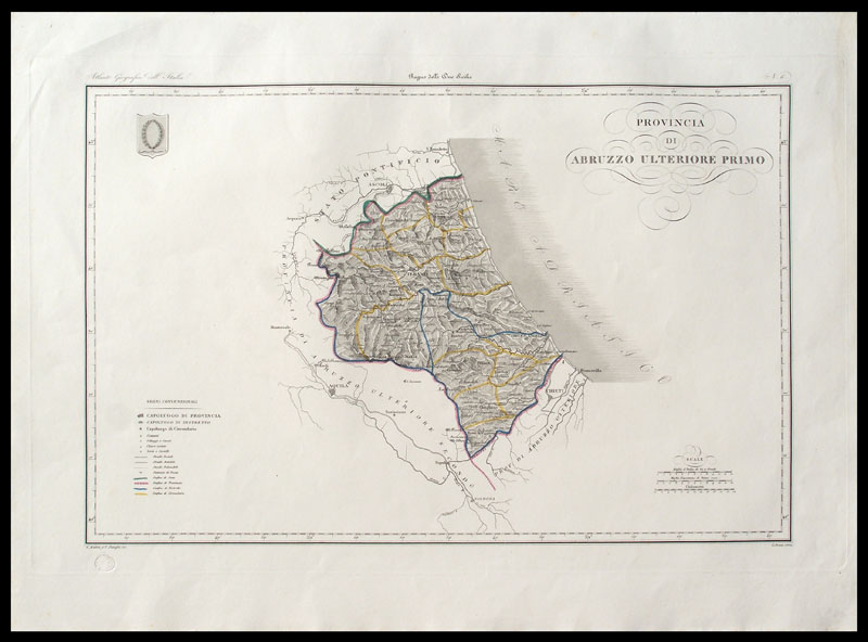 carta geografica abruzzo ulteriore zuccagni