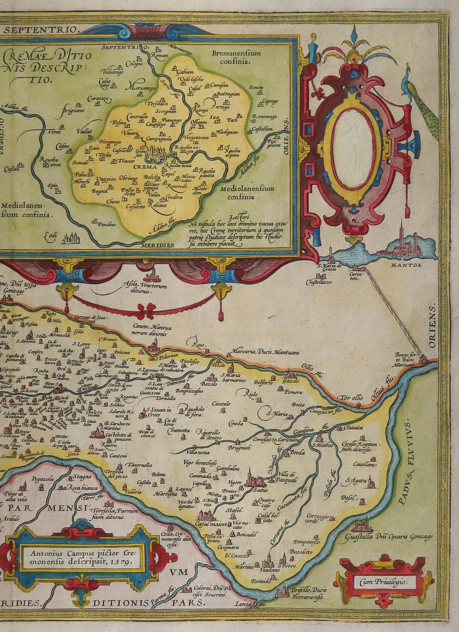 carta geografica antica cremonese ortelio carta geografica cremonese ortelio