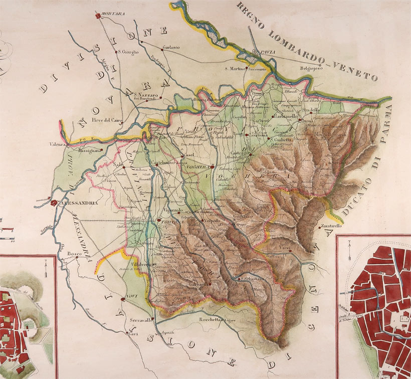 carta geografica alessandria