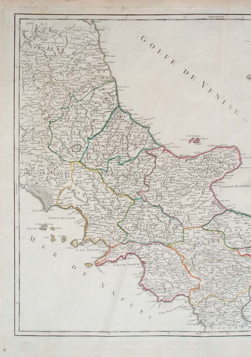 carta geografica regno napoli