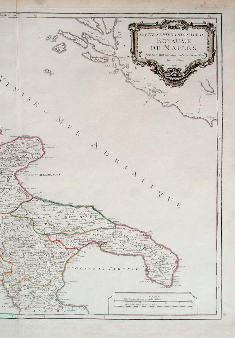carta geografica regno napoli