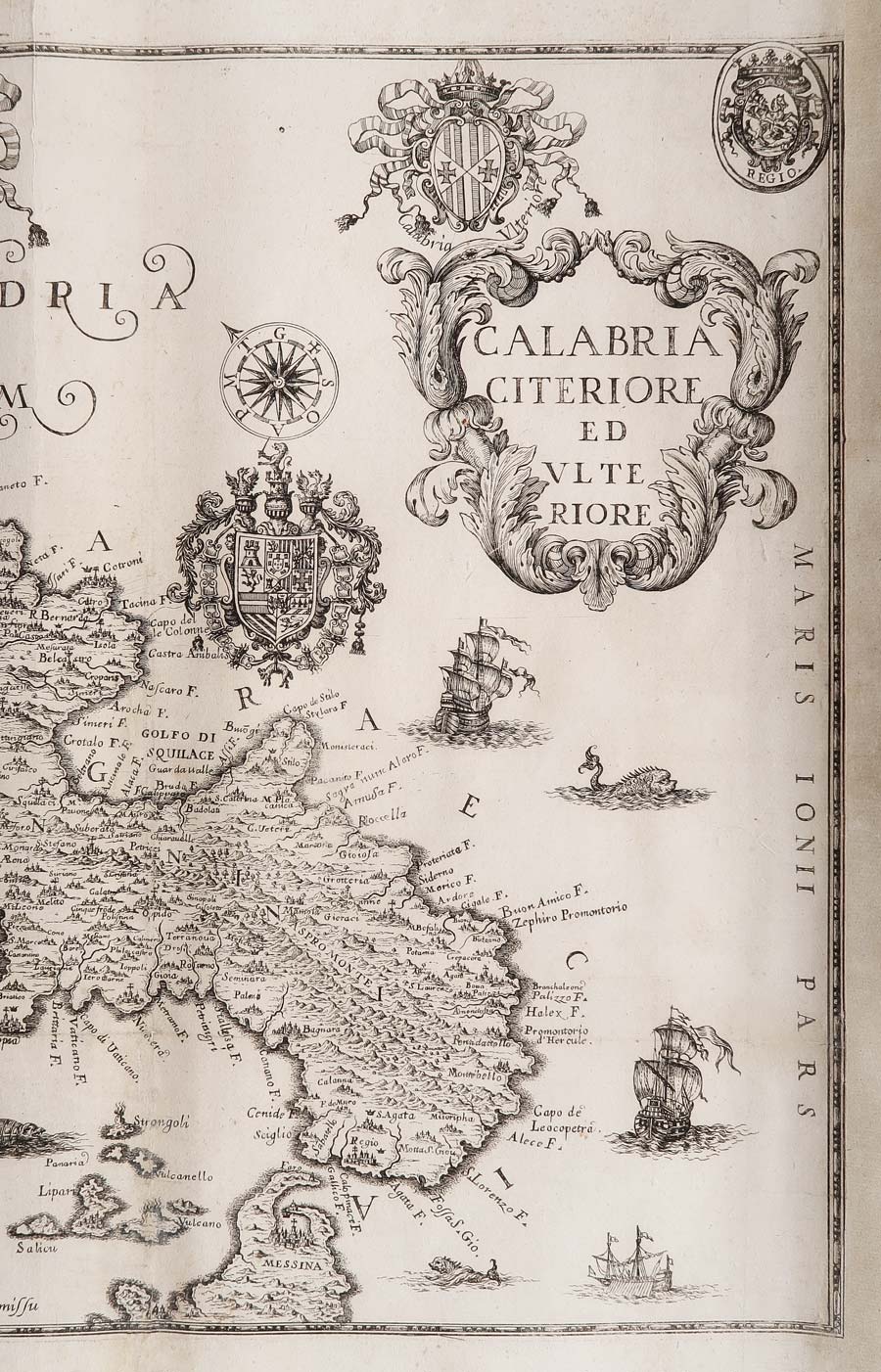 carta geografica antica calabria fiore carta geografica calabria fiore