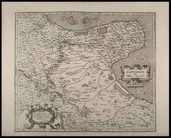 carta geografica capitanata antonio magini