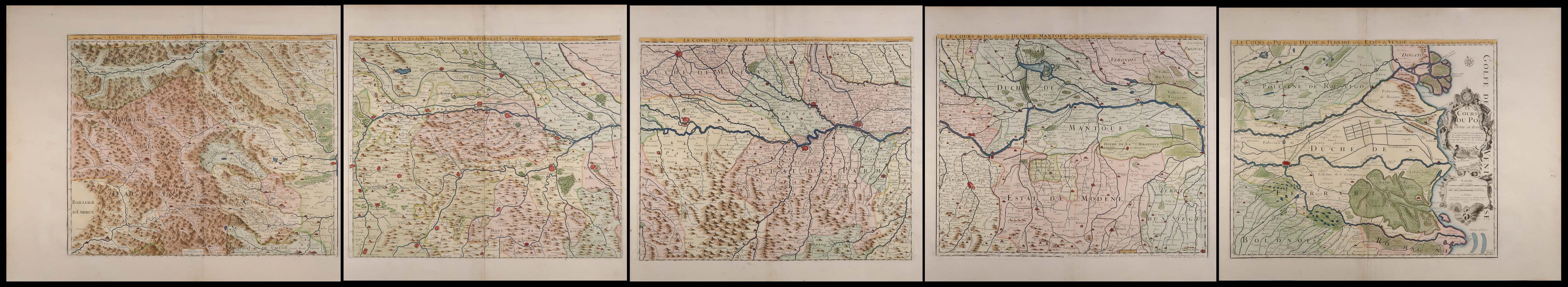 carta geografica corso po unito