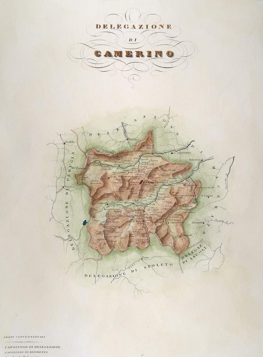 carta geografica antica delegazione camerino carta geografica delegazione camerino