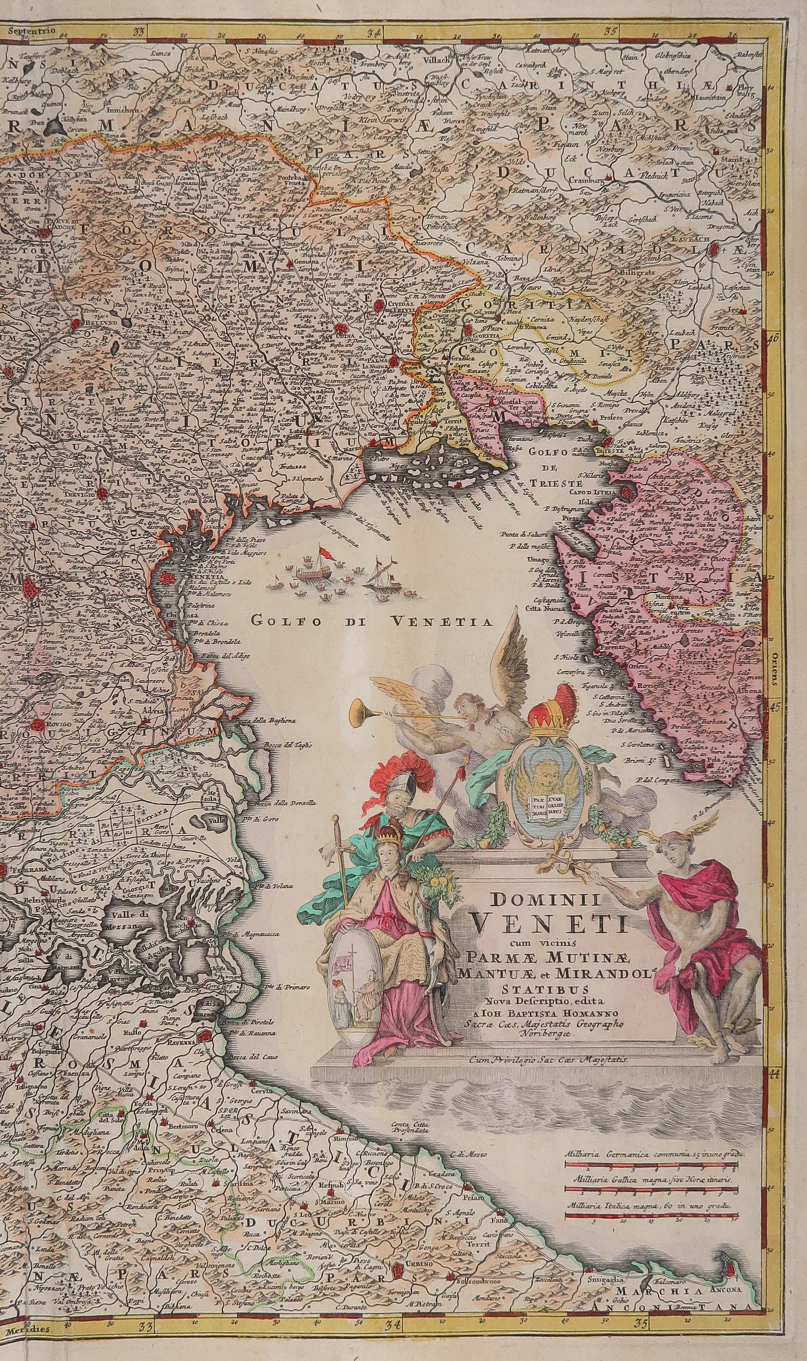 carta geografica dominii veneti homann carta geografica dominii veneti