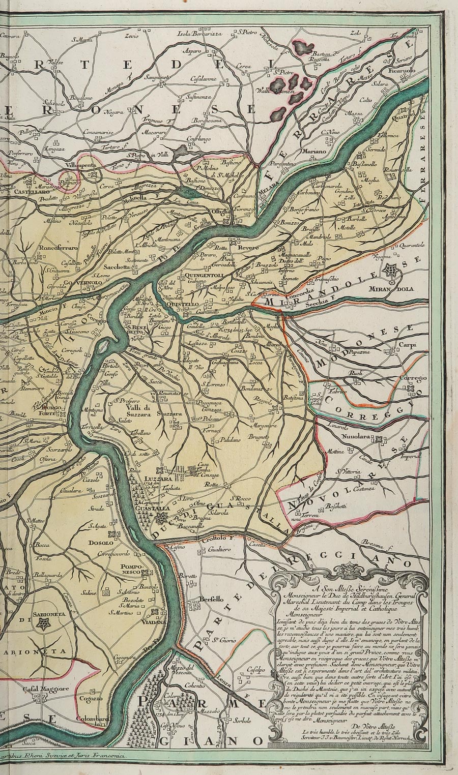 carta geografica ducatus mantuani seutter carta geografica ducatus mantuani