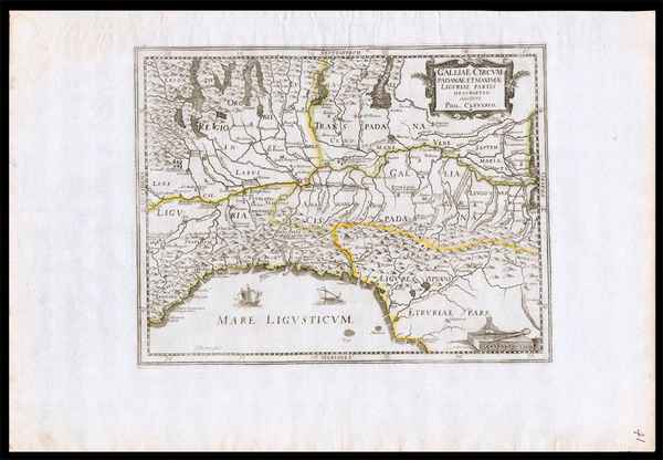 carta geografica antica gallia circumpadana
