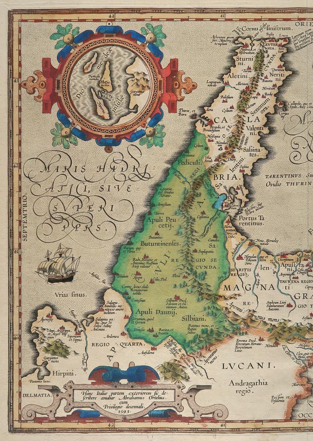 carta geografica antica magna grecia ortelius carta geografica magna grecia ortelius