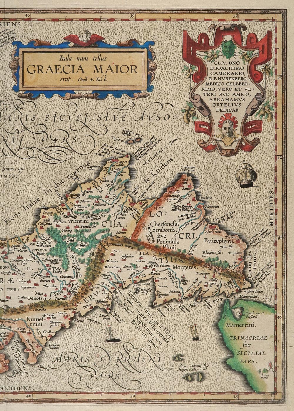 carta geografica antica magna grecia ortelius carta geografica magna grecia ortelius