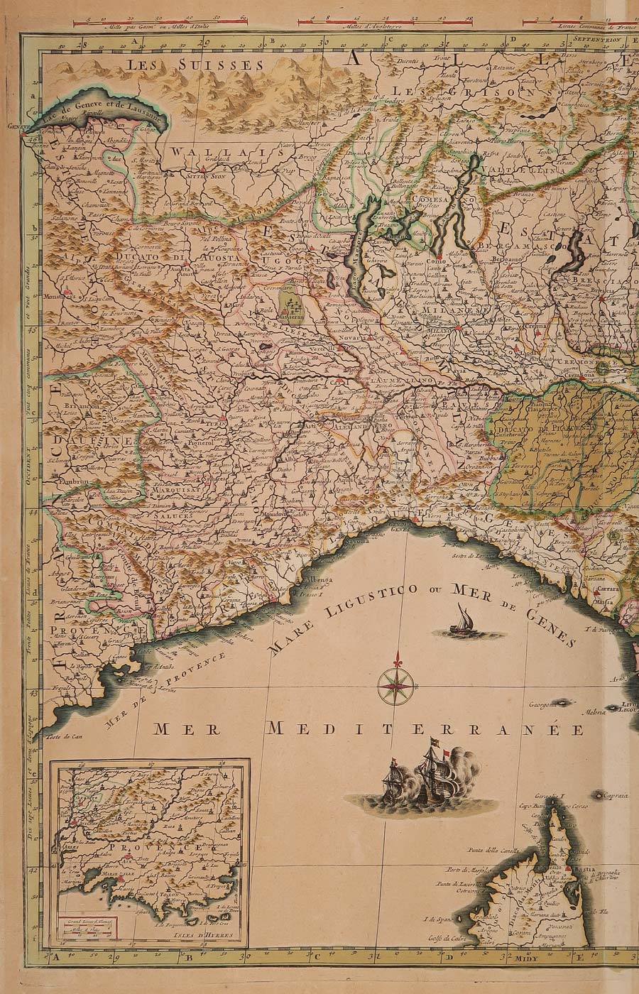 carta geografica italia centro settentrionale covens mortier carta geografica italia centro settentrionale