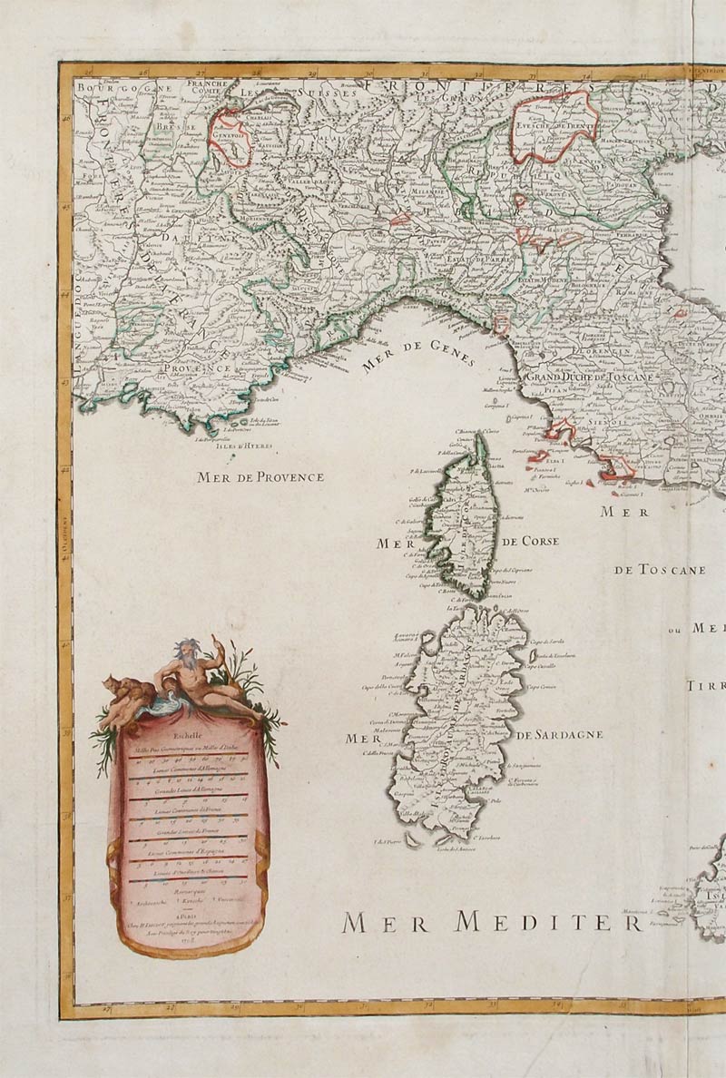 carta geografica italia jaillot