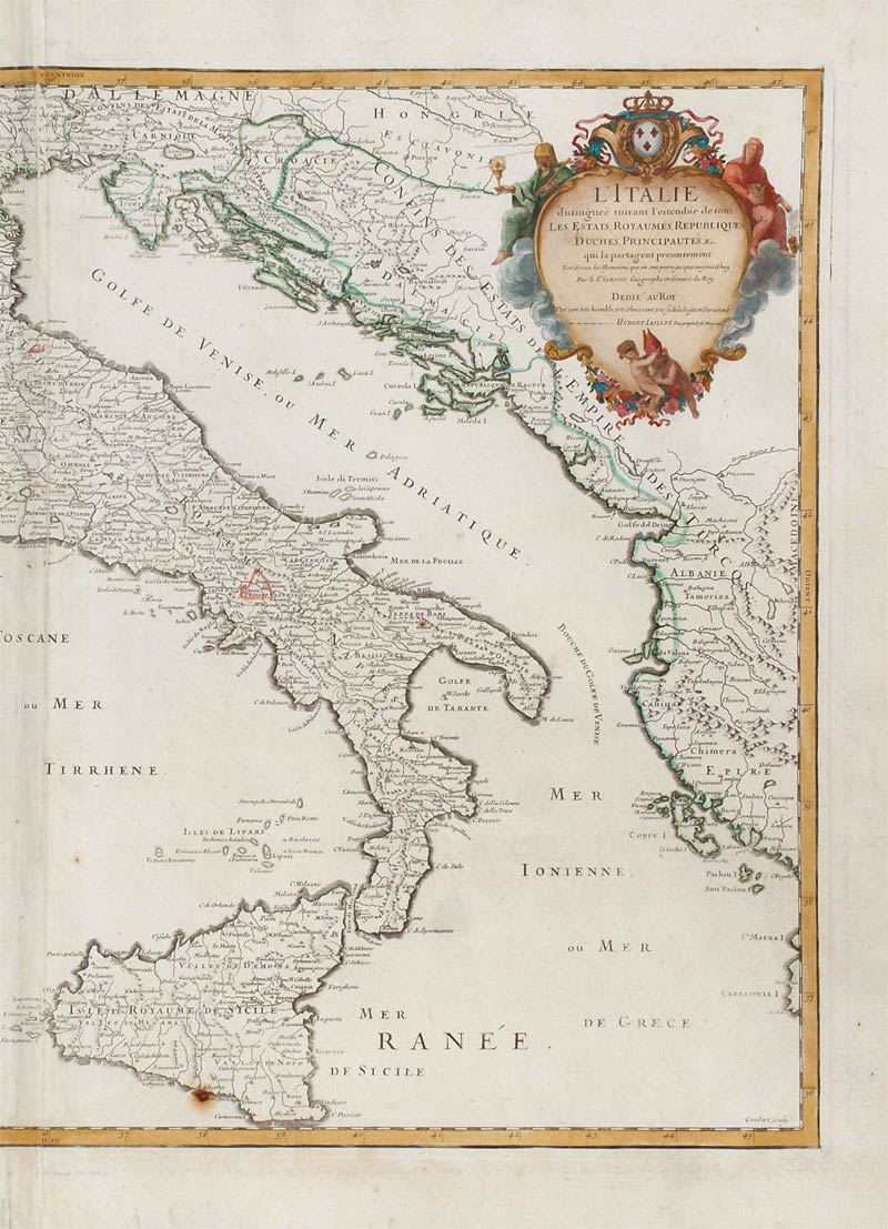 carta geografica italia jaillot