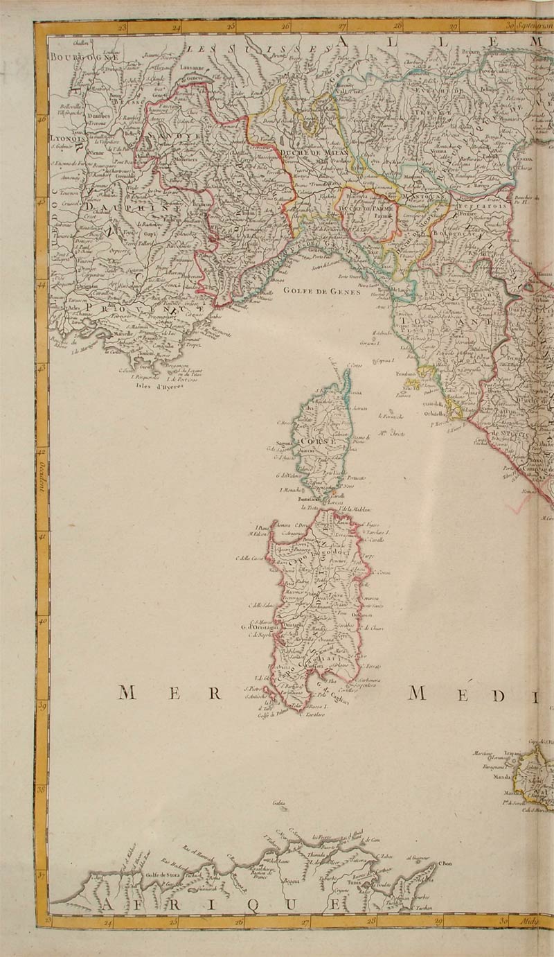 carta geografica antica italia vaugondy carta geografica italia vaugondy