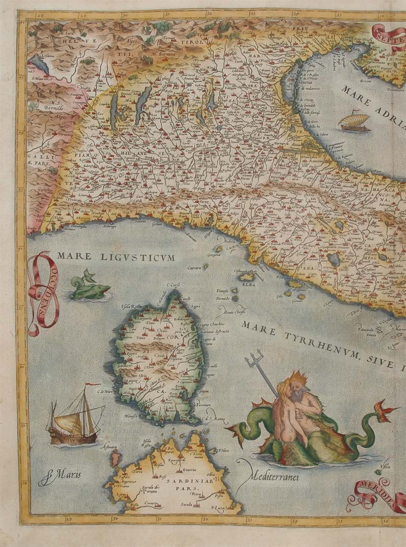 carta geografica antica italia ortelio carta geografica italia ortelio